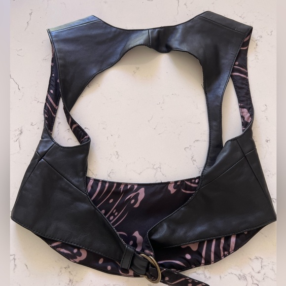 Mara Hoffman Leather Harness Top - Picture 2 of 3